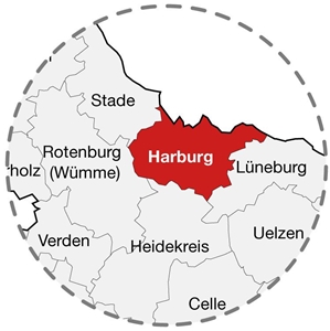 fd karte - 019 - karte-landkreise-niedersachsen-harburg