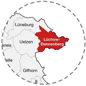 fd karte - 025 - karte-landkreise-niedersachsen-luechow-dannenberg