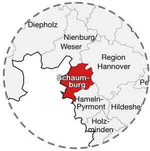 fd karte - 037 - karte-landkreise-niedersachsen-schaumburg
