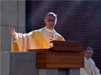 Erzbischof Dr. Stefan Heße beim Festakt zur Errichtung der Caritas im Norden 