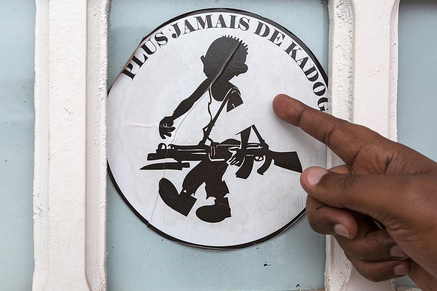 Logo des Projektes zur Entwaffnung von Kindersoldaten