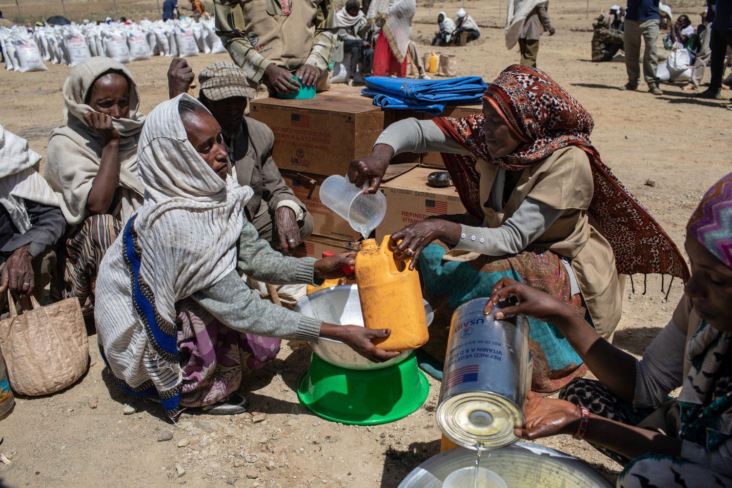 Lebensmittelverteilung in Tigray (2019)