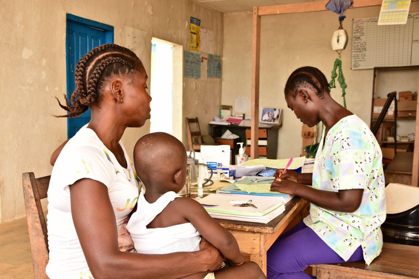 Liberia: Gesundheitsdienst wird dank der Caritas auch für ivorische Geflüchtete