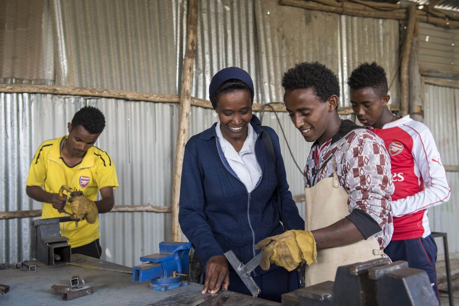 Arbeitende Handwerker_innen, Äthiopien