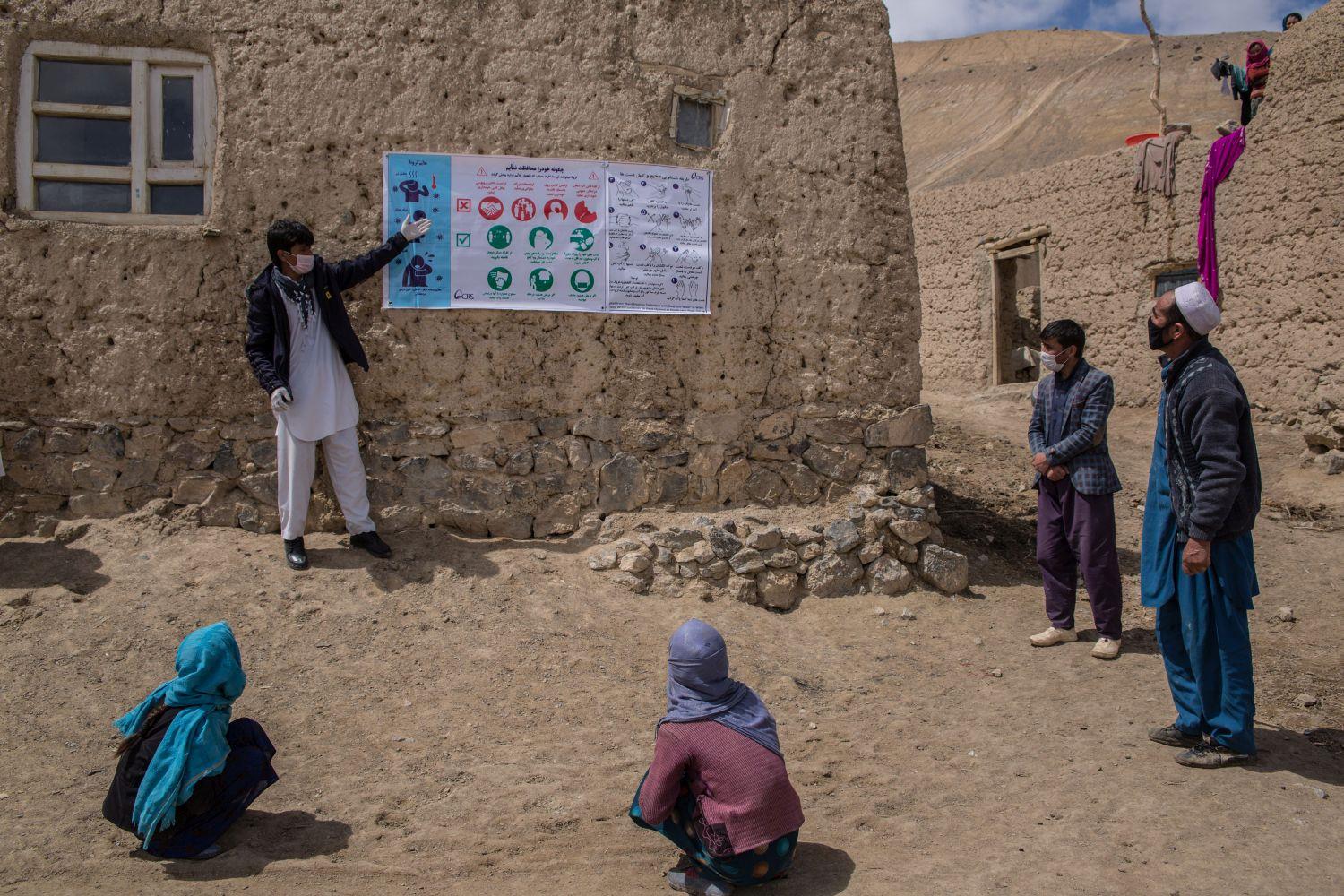 Corona-Aufklärung in Afghanistan
