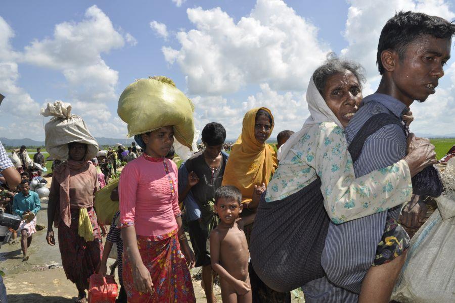 Flüchtende Rohingya