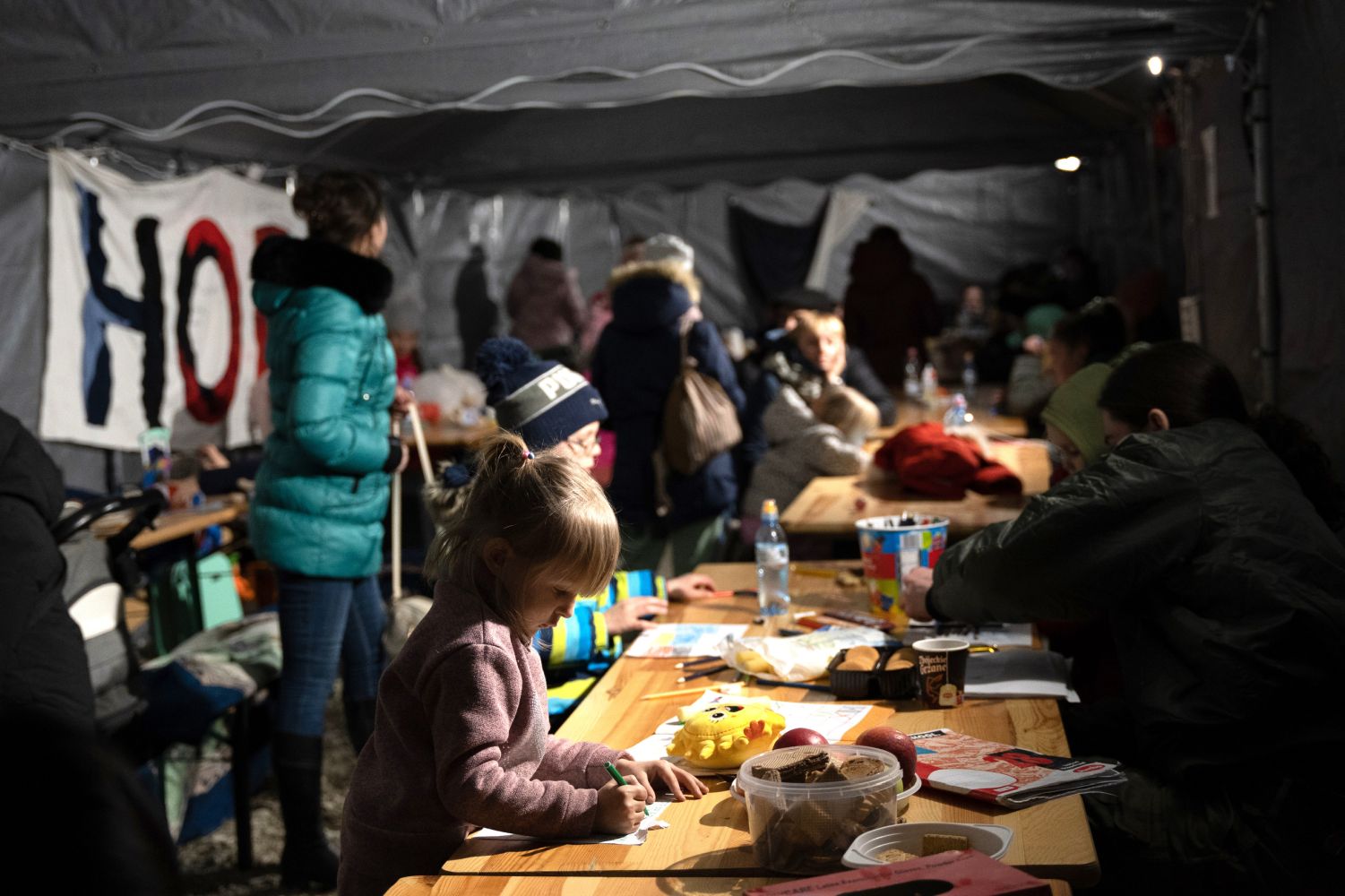 Betreuung geflüchteter Kinder aus der Ukraine in Polen
