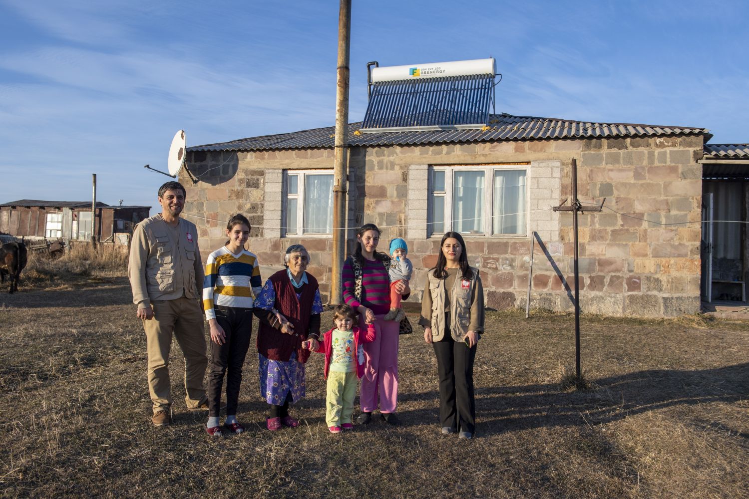 Gut für die Menschen und das Klima: Die neue Solaranlage der Familie Datyan