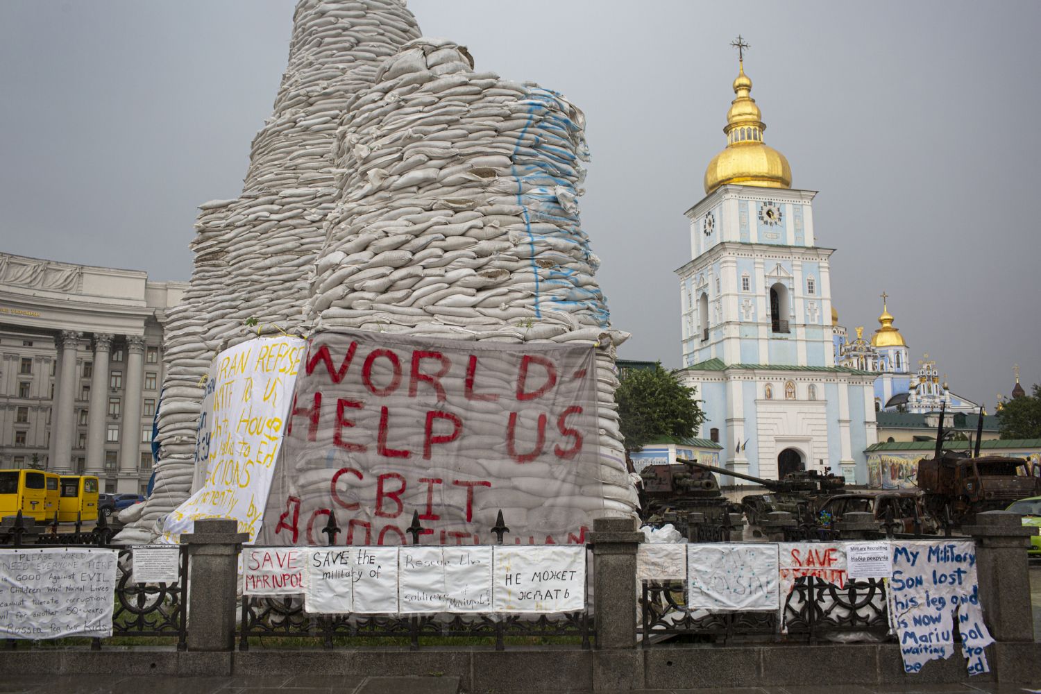 Geschütztes Denkmal in Kiew