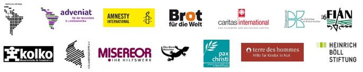 Logos teilnehmender Hilfsorganisationen