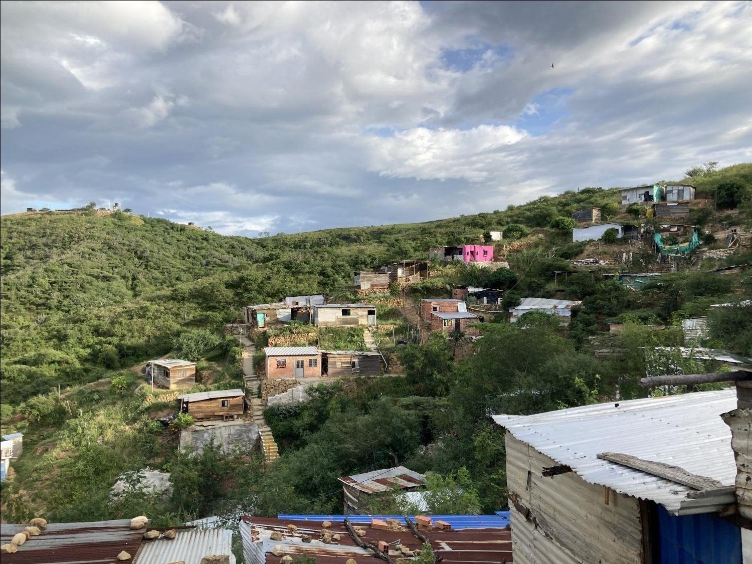 Flüchtlingssiedlung Nueva Alianza in Cúcuta, Kolumbien