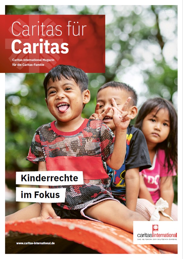 Cover des Caritas für Caritas-Magazins 02/2023