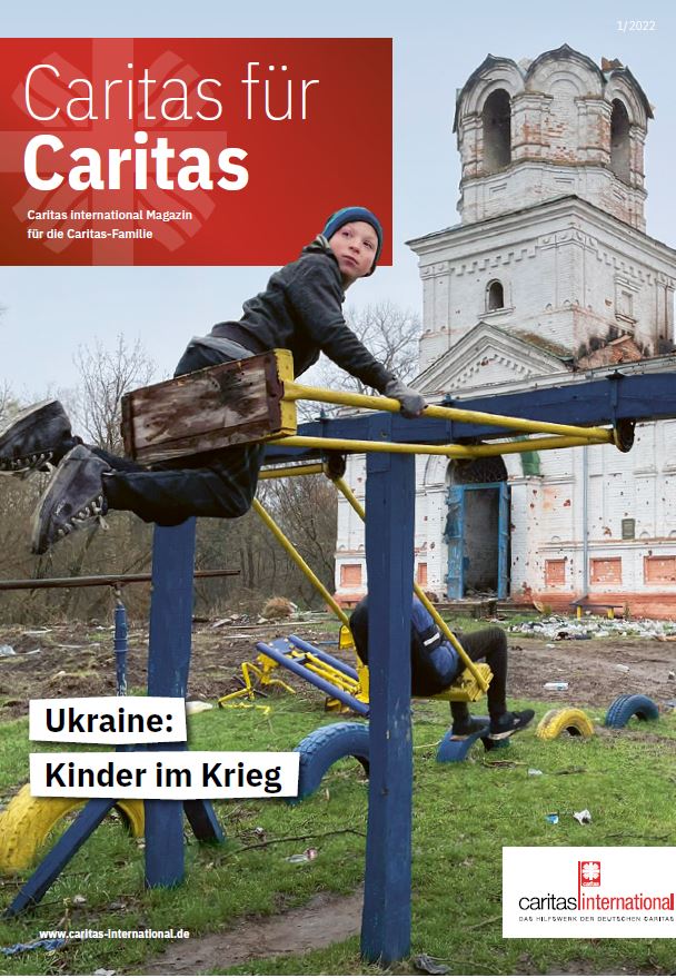 Cover Caritas für Caritas Magazin 2-2021
