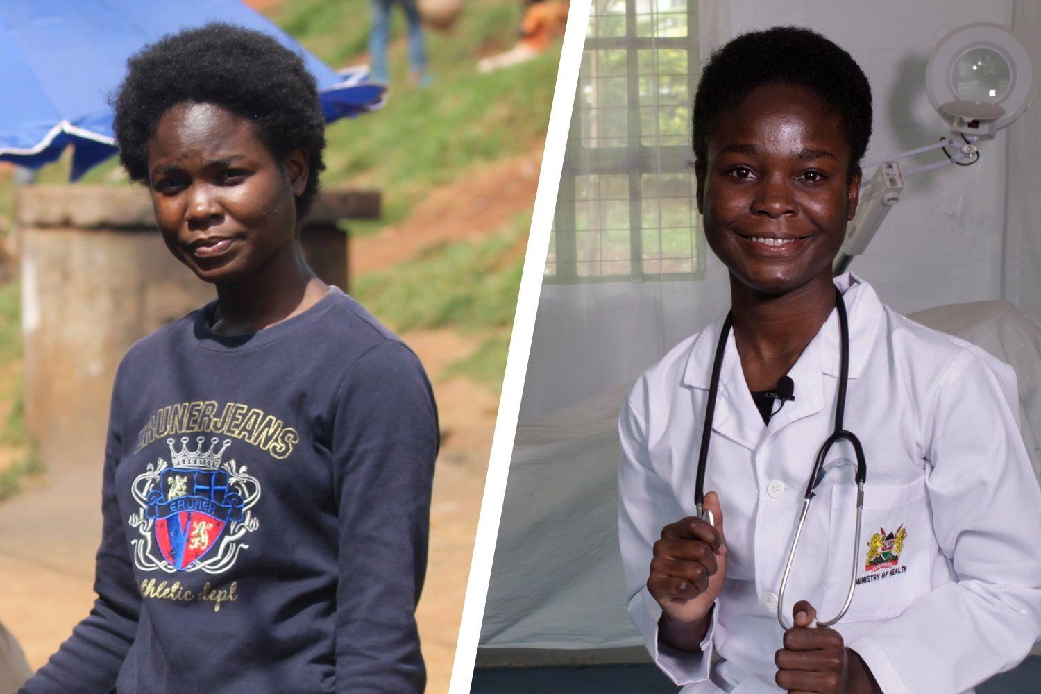 Vorher - Nachher: Vom Straßenkind zur Ärztin