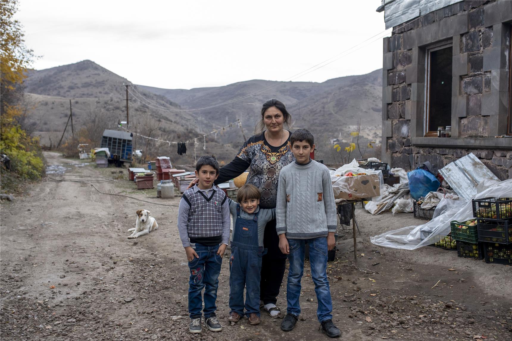  Berg Karabach Flüchtlinge aufgrund der Konfliktregion Armenien
