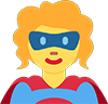 Superheldin Emoji