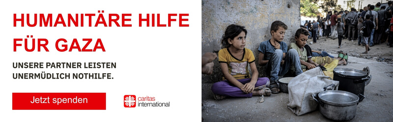 Banner Nothilfe Gaza 800x250
