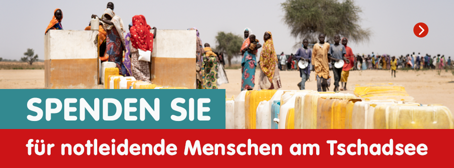 Spenden Sie für Vertriebene in der Tschadsee-Region