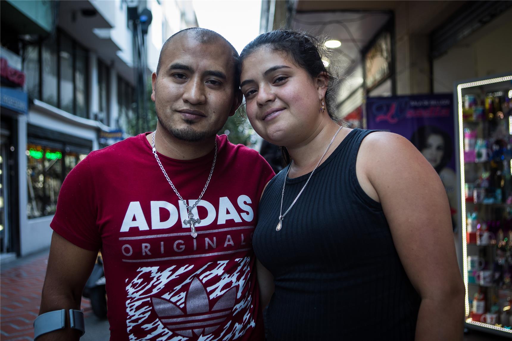 Jesús Albeiro Urbano mit seiner Freundin Mayra (20)