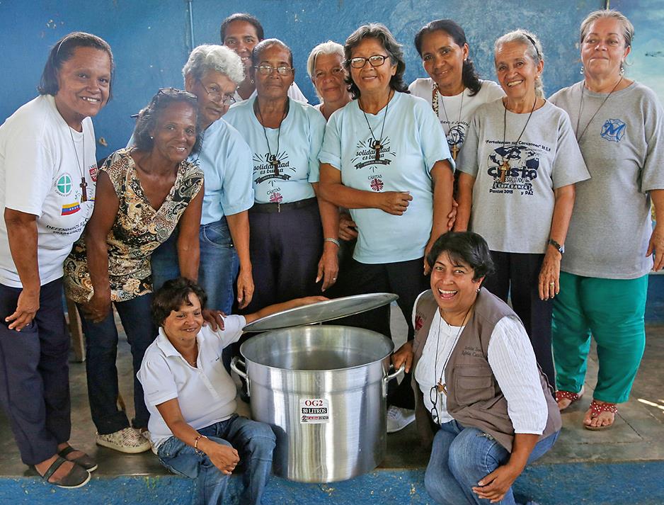 Venezuela: Team der Suppenküche in Tomuso