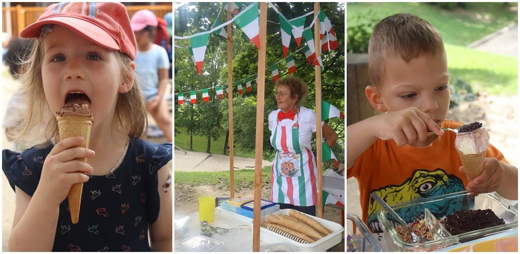 Collage Eisdiele