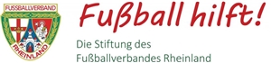 Logo Fußballverband Rheinlad - Stiftung Fußball hilft
