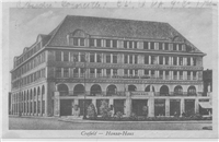 Postkarte des Hansa-Hauses um 1917