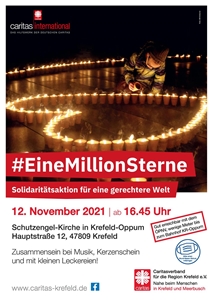 Plakat zur "Eine Million Sterne"-Aktion