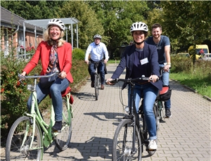 Sommertour mit dem Rad durch Krefeld