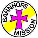 Logo Bahnhofsmission Kreuz Bahnhofsmission