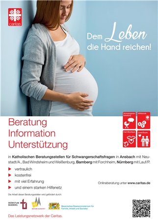 Plakat schwangere Frau