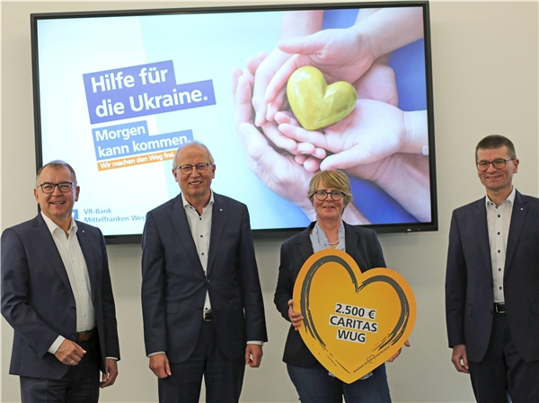 Spendenübergabe VR-Bank Spendenübergabe VR-Bank