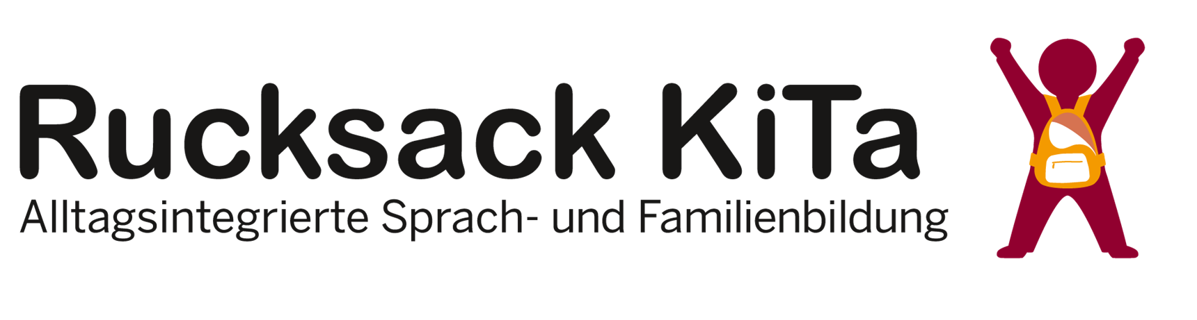 Logo Rucksack KiTa: Alltagsintegrierte Sprach- und Familienbildung