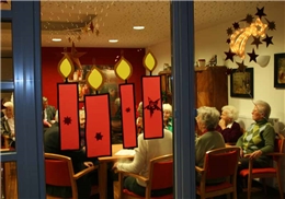 Bild von der Adventsfeier im Haus St. Martin