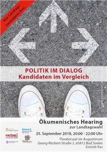 Plakat Ökumenisches Hearing Plakat Ökumenisches Hearing