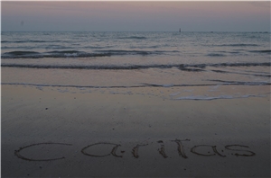 Strandbild Caritas