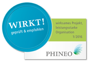 Phineo Wirkt-Siegel für die Flüchtlingshilfe