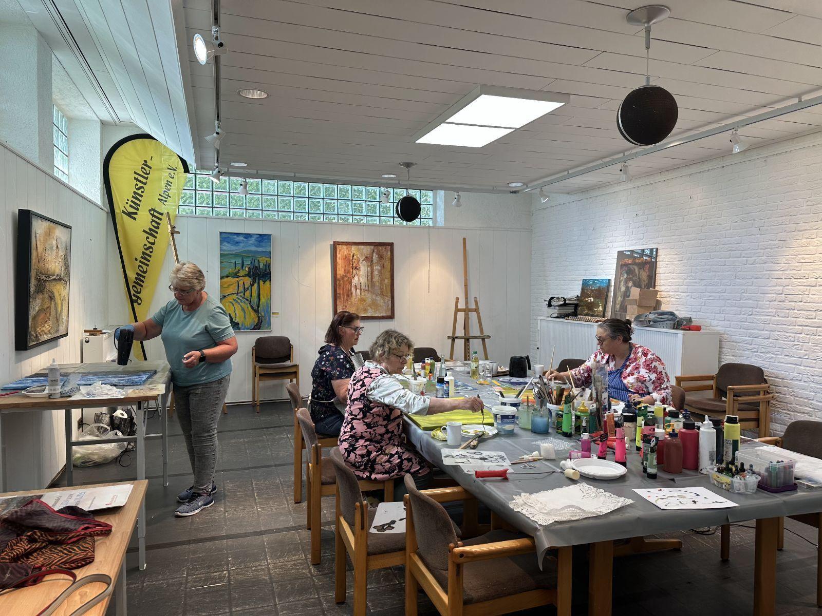 Künstler:innen-Workshop für Ehrenamtliche