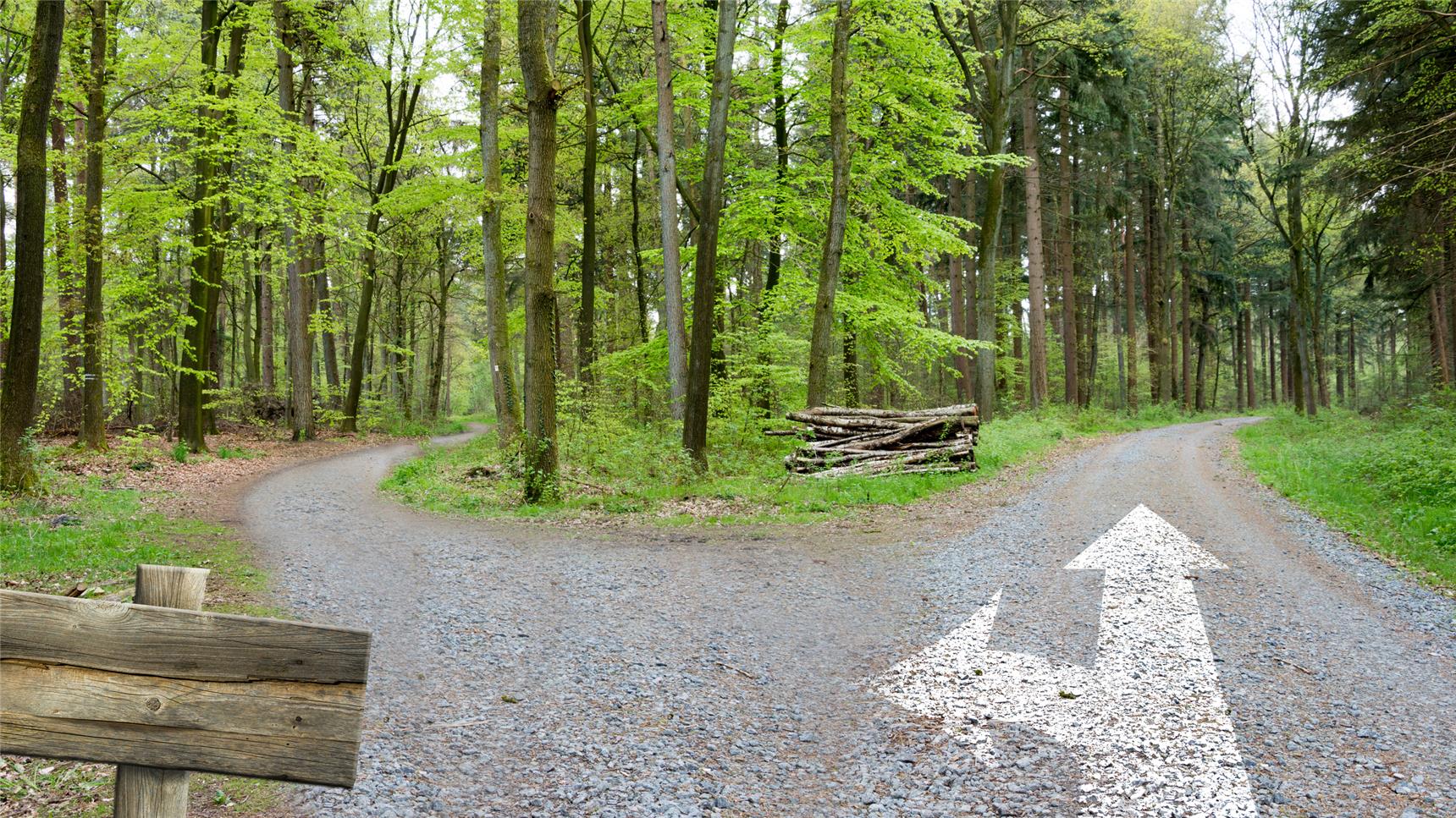 Spurwechsel Straßenwegweiser