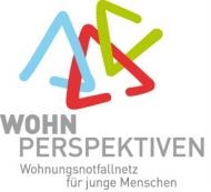 Logo Wohnperspektiven Logo Projekt Wohnperspektiven, 3 Klamern greifen ineinander