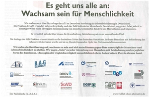 Wachsam sein für Menschlichkeit Wachsam sein für Menschlichkeit