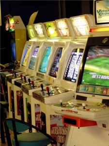 Das Bild zeigt einen Spielautomaten.