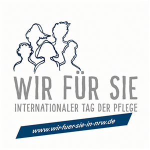 Banner zur Initiative 'Wir für Sie' der LAG Freie Wohlfahrtspflege NRW zum Internationalen Tag der Pflege 2015