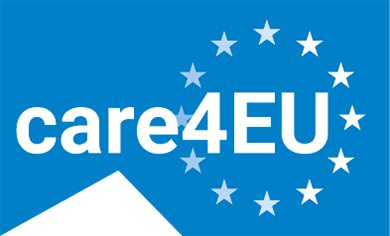 Das Logo der Aktion 'care4eu' zur Europawahl 2019