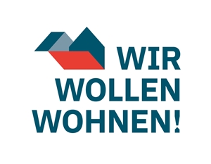 Logo des NRW-Aktionsbündnisses "Wir wollen wohnen!"
