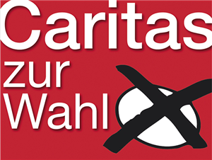Logo 'Caritas zur Wahl'