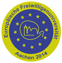 Logo der Europäischen Freiwilligenuniversität Aachen 2014