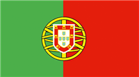 Die Nationalflagge Portugals