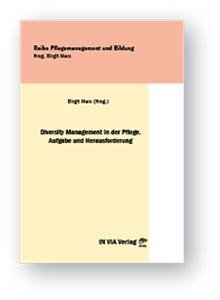 Cover des Buches 'Diversity-Management in der Pflege' aus dem IN VIA Verlag