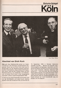 Ein Heftauzug aus der Zeitschrift 'Caritas in NRW', Ausgabe 5/1990 (Seite 437)